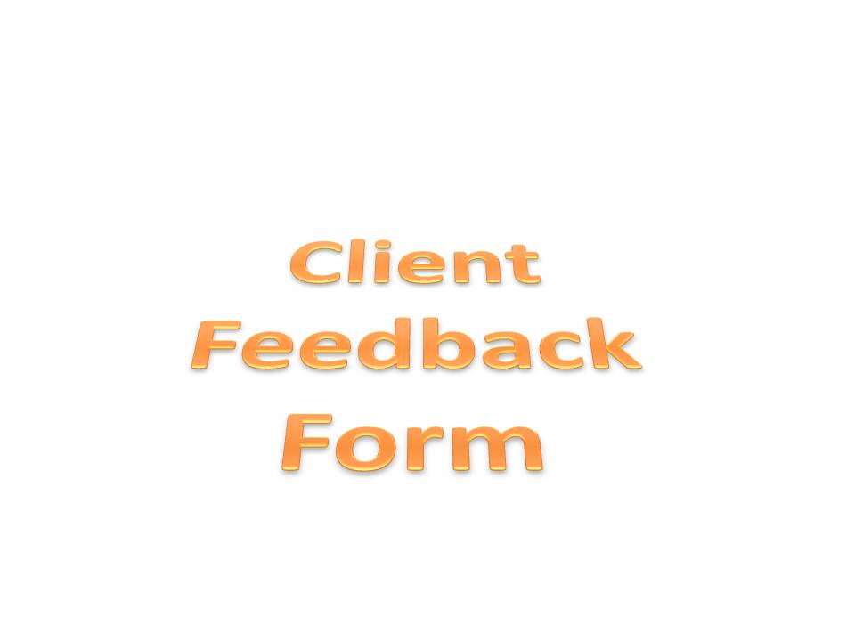 Client Feedback Form